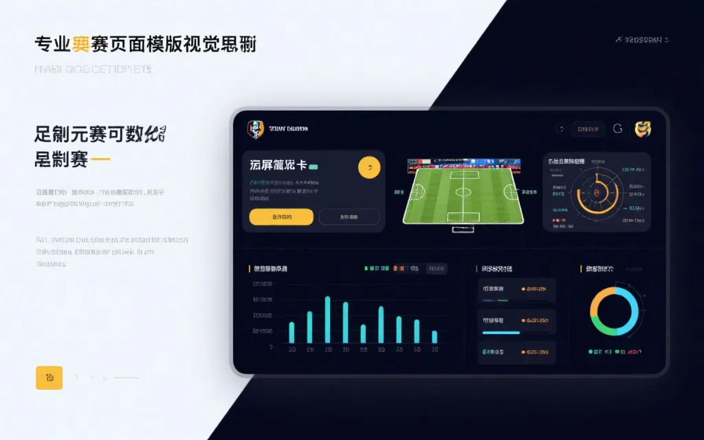 淘汰赛比赛页模板视觉稿：一屏读懂、战术对位、数据雷达